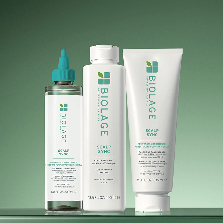 Routine cuir chevelu à tendance pelliculaire